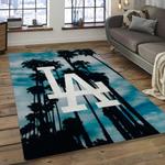 mlb los angeles dodgers baseball team logo rectangle area dark room lad46
