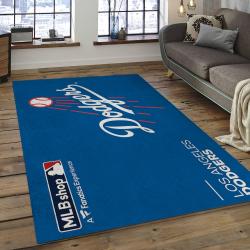 MLB Los Angeles Dodgers Baseball Team Logo Rectangle Area LAD51