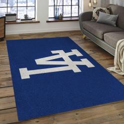 MLB Los Angeles Dodgers Baseball Team Logo Rectangle Area LAD59