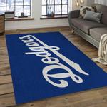 mlb los angeles dodgers baseball team logo rectangle area dark room lad61
