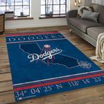 mlb los angeles dodgers baseball team logo rectangle area dark room lad67