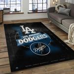 mlb los angeles dodgers baseball team logo rectangle area dark room lad69