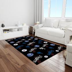 mlb los angeles dodgers baseball team logo rectangle area light room lad05