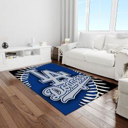 mlb los angeles dodgers baseball team logo rectangle area light room lad34