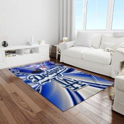 mlb los angeles dodgers baseball team logo rectangle area light room lad35