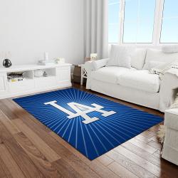 mlb los angeles dodgers baseball team logo rectangle area light room lad36