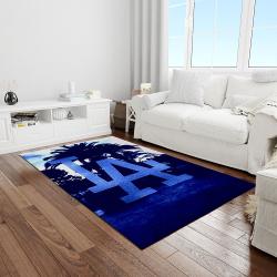 mlb los angeles dodgers baseball team logo rectangle area light room lad44