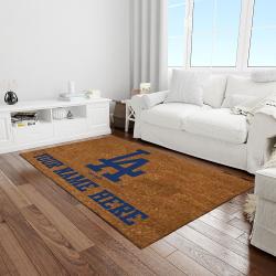 mlb los angeles dodgers baseball team logo rectangle area light room lad52