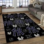 mlb new york yankees baseball team logo rectangle area dark room nyy04