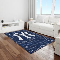 mlb new york yankees baseball team logo rectangle area light room nyy07