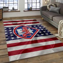 MLB Philadelphia Phillies Baseball Team Logo Rectangle Area PP07