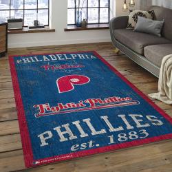 MLB Philadelphia Phillies Baseball Team Logo Rectangle Area PP14