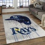 mlb tampa bay rays baseball team logo rectangle area dark room tbr01