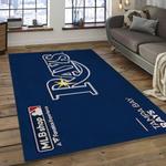 mlb tampa bay rays baseball team logo rectangle area dark room tbr03