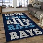 mlb tampa bay rays baseball team logo rectangle area dark room tbr06