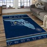 mlb tampa bay rays baseball team logo rectangle area dark room tbr17