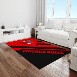 nba chicago bulls basketball legend team logo rectangle area light room cb22