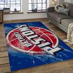nba detroit pistons basketball legend team logo rectangle area dark room dp08