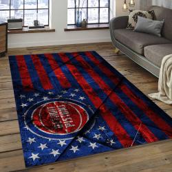 NBA Detroit Pistons Rectangle Rug Personalized Non-Slip Carpet Gift For Basketball Fans DP10