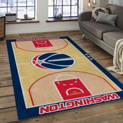 NBA Detroit Pistons Rectangle Rug Personalized Non-Slip Carpet Gift For Basketball Fans DP15