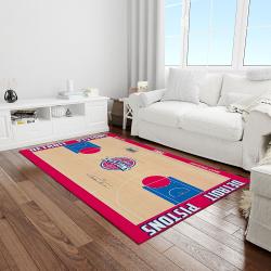 nba detroit pistons basketball legend team logo rectangle area light room dp17