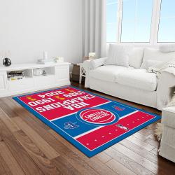 nba detroit pistons basketball legend team logo rectangle area light room dp21