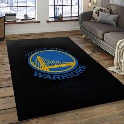NBA Golden State Warriors Rectangle Rug Personalized Non-Slip Carpet Gift For Basketball Fans GSW01