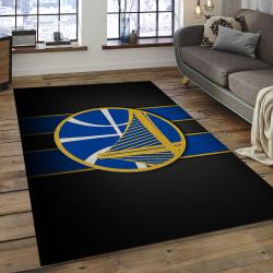 NBA Golden State Warriors Rectangle Rug Personalized Non-Slip Carpet Gift For Basketball Fans GSW05