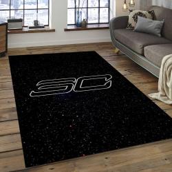 NBA Golden State Warriors Rectangle Rug Personalized Non-Slip Carpet Gift For Basketball Fans GSW06