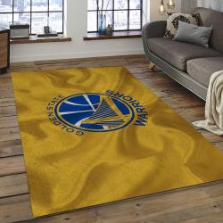 NBA Golden State Warriors Rectangle Rug Personalized Non-Slip Carpet Gift For Basketball Fans GSW11