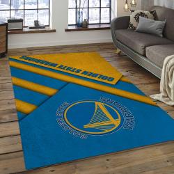 NBA Golden State Warriors Rectangle Rug Personalized Non-Slip Carpet Gift For Basketball Fans GSW26