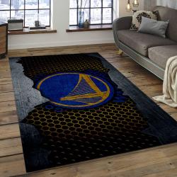 NBA Golden State Warriors Rectangle Rug Personalized Non-Slip Carpet Gift For Basketball Fans GSW38