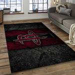nba houston rockets basketball legend team logo rectangle area dark room hr02