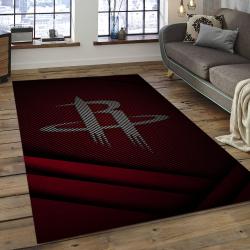 NBA Houston Rockets Rectangle Rug Personalized Non-Slip Carpet Gift For Basketball Fans HR18