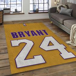 NBA Los Angeles Lakers Rectangle Rug Personalized Non-Slip Carpet Gift For Basketball Fans LAL01