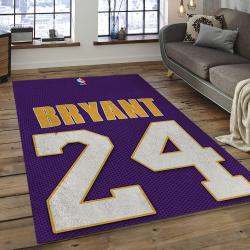 NBA Los Angeles Lakers Rectangle Rug Personalized Non-Slip Carpet Gift For Basketball Fans LAL10