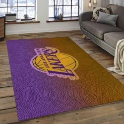 NBA Los Angeles Lakers Rectangle Rug Personalized Non-Slip Carpet Gift For Basketball Fans LAL17