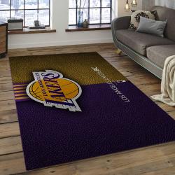 NBA Los Angeles Lakers Rectangle Rug Personalized Non-Slip Carpet Gift For Basketball Fans LAL18