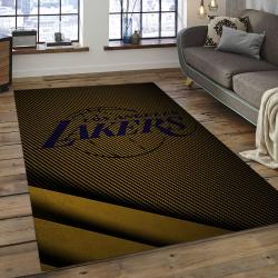 NBA Los Angeles Lakers Rectangle Rug Personalized Non-Slip Carpet Gift For Basketball Fans LAL46