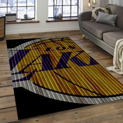 NBA Los Angeles Lakers Rectangle Rug Personalized Non-Slip Carpet Gift For Basketball Fans LAL47