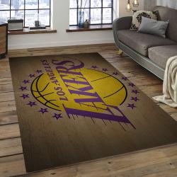 NBA Los Angeles Lakers Rectangle Rug Personalized Non-Slip Carpet Gift For Basketball Fans LAL48