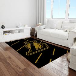 nba los angeles lakers basketball legend team logo rectangle area light room lal15