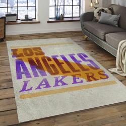 NBA Los Angeles Lakers Rectangle Rug Personalized Non-Slip Carpet Gift For Basketball Fans LAL50