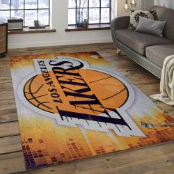 NBA Los Angeles Lakers Rectangle Rug Personalized Non-Slip Carpet Gift For Basketball Fans LAL53