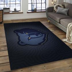NBA Memphis Grizzlies Rectangle Rug Personalized Non-Slip Carpet Gift For Basketball Fans MG19