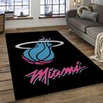 nba miami heat basketball legend team logo rectangle area dark room mh07