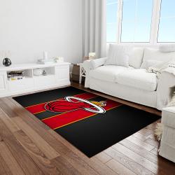 nba miami heat basketball legend team logo rectangle area light room mh01