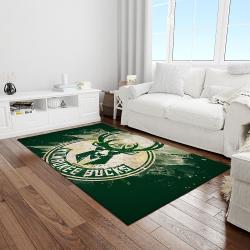 nba milwaukee bucks basketball legend team logo rectangle area light room mbs01