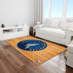 nba minnesota timberwolves basketball legend team logo rectangle area light room mt38