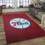 nba philadelphia 76ers basketball legend team logo rectangle area dark room p7611